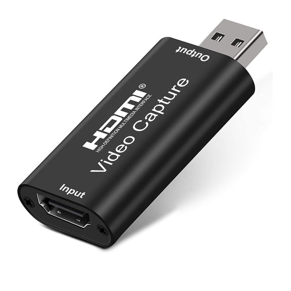 4K HDMI to USB 2.0 Video Capture Card 1080P Cam Link Card Game Capture Card Adapter Screen Record Capture Device for Streaming, Gaming, Video Conference, Teaching, Live Broadcasting