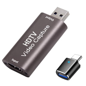 4K HDTV to USB Capture Card, Video Capture Card Device,1080P HD Video Recorder, Game Capture Card for Streaming, Recording, Gaming, Broadcasting, Teaching, Nintendo Switch,PS34,Xbox,Twitch Compatible