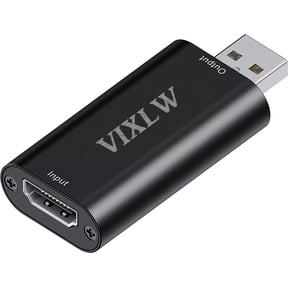4K HDMI Video Capture Card, Game Capture Card, Cam Link Card, Video Capture Device HDMI to USB 2.0 for Gaming, Streaming, Compatible with Nintendo Switch, PS3/4, Xbox One