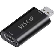 4K HDMI Video Capture Card, Game Capture Card, Cam Link Card, Video Capture Device HDMI to USB 2.0 for Gaming, Streaming, Compatible with Nintendo Switch, PS3/4, Xbox One