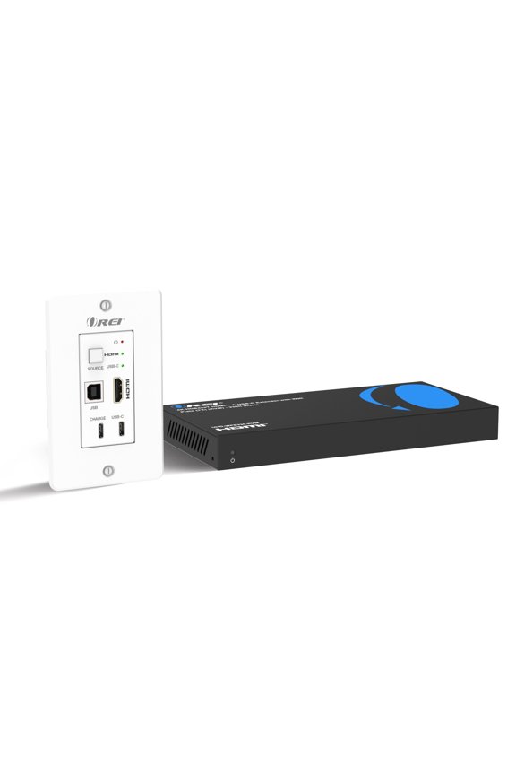 4K HDMI and USB-C HDBaseT KVM Extender with Wall Plate up to 330 ft (UHD-WPE330-KVM)