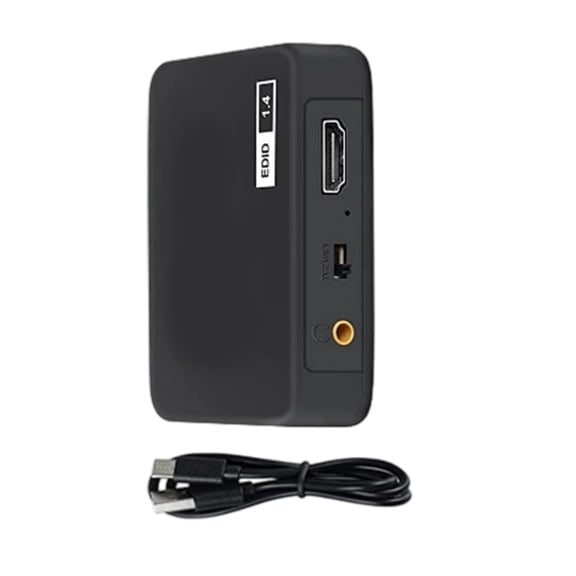 4K HDTV Sound Extractor HDTV Sound Splitter HDTV to HDTV SPDIF 3.5mm Video Converter Splitter for Amplifier Console