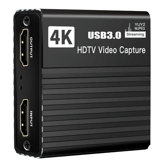4K HDTV USB 3.0 Video Capture Card 1080P 60fps HDTV Video Recorder Grabber For Streaming Card Live Broadcast Monitor