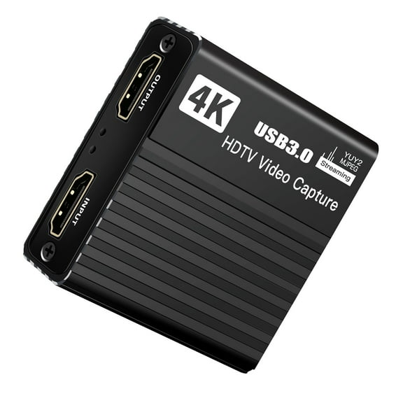 4K HDTV USB3.0 Video Capturing Card 1080P 60fps HDTV Video Recorder Grabber For Streaming Live Broadcast Monitor