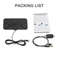 4K Hd 1080Pdigital antenna TV indoor 3600 mile DVBT2 high definition