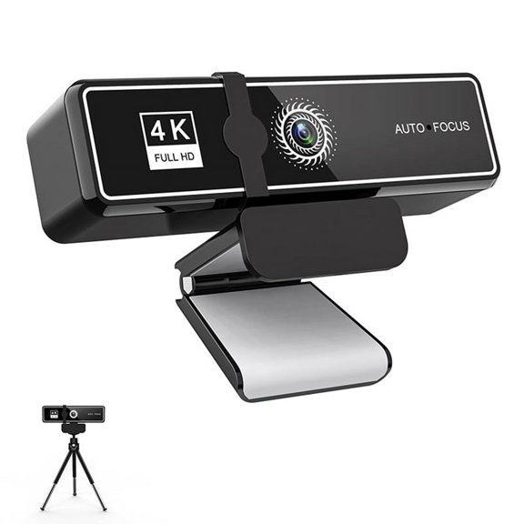 4K High Definition Computer Camera Network Live Broadcast High Definition Video Conference USB Camera Black