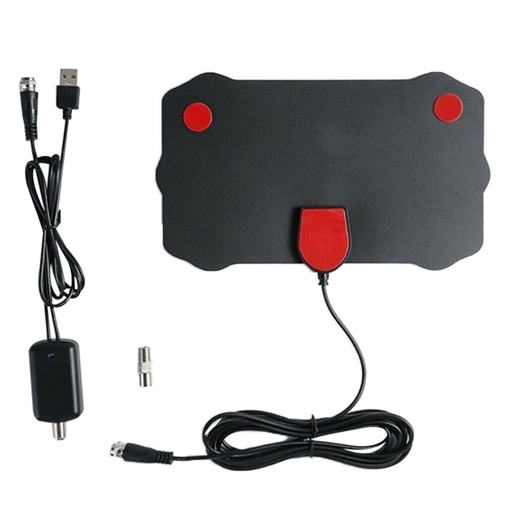 4K High Gain HD Indoor Digital TV Antenna DTV Box 5000Mile Booster 1080P Aerial with Singal Amplfier for Car Antenna Smart TV