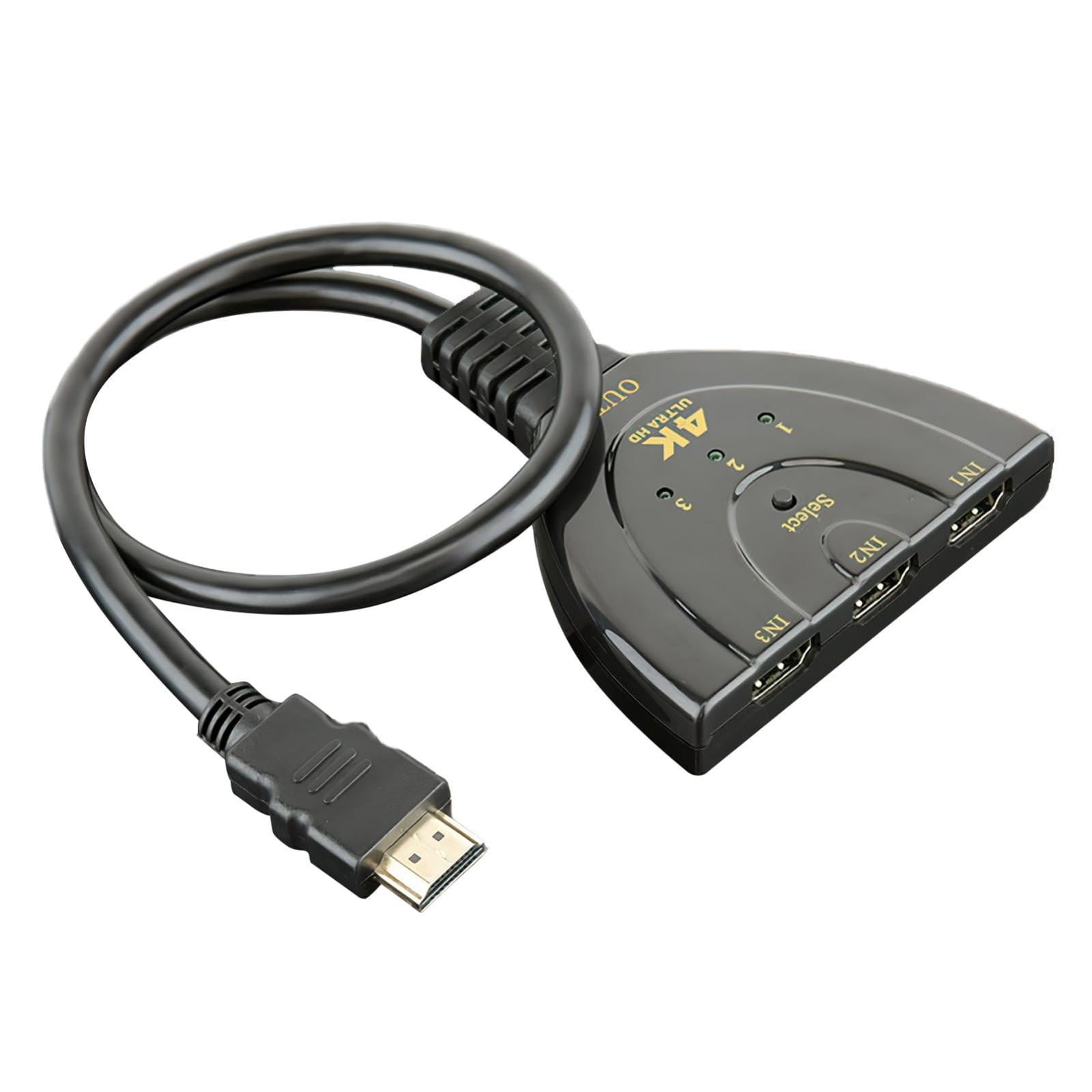4K High Speed Switcher with Three Inputs One Output Integrated Power ...