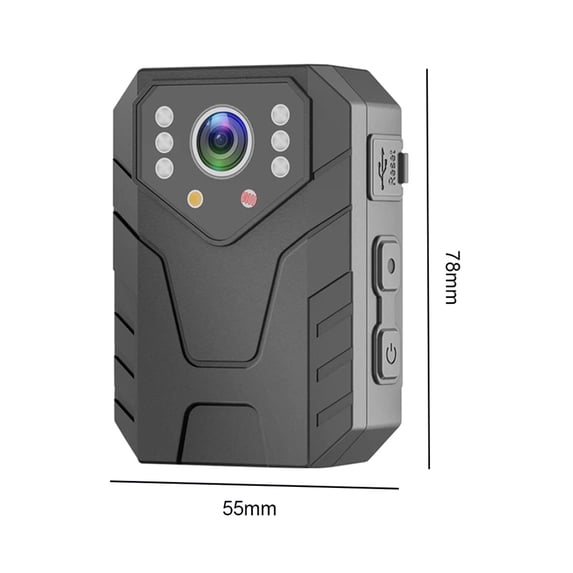 4K Mini Body Camera Full HD 1080P 2 Inch IPS Touch Screen Night Vision ...