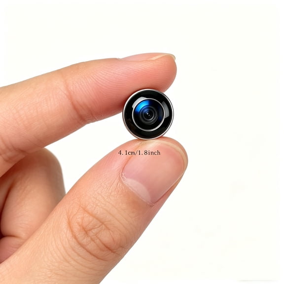 4K Mini Camera with Built-in Microphone and Speaker – Small Wireless Camcorder for Indoor Recording, Pet Interaction, and Elderly Care with Fall Detection (APP Upgrade) and Magnetic Mount