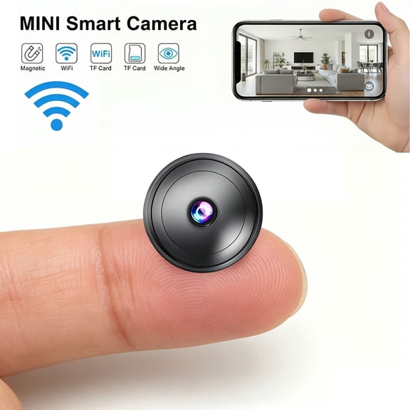 4K Mini Camera with Starlight Night Vision and AI Motion Tracking  Compact Digital Camcorder for Home, Travel, and Creative Photography with Phone APP Remote Control