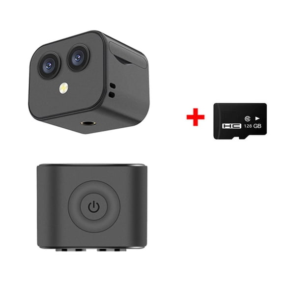 4K Mini Camera Wireless Micro Dual Surveillance Cam IP Hotspot Night Vision Smart Home Sports Monitor Built-in Battery