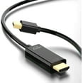 thumbnail image 1 of 4K Mini DisplayPort to HDMI 3 Feet Cable Compatible with MacBook Air/Pro, Microsoft Surface Pro/Dock, Monitor, Projector and Monitor, 1 of 9