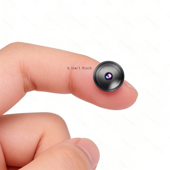 4K Mini WiFi Camera with Free Cloud Trial – Small Pocket Camcorder for Vlogging, Home Security, and Pet Interaction, Featuring 2-Way Audio, Night Vision, and Motion Alerts