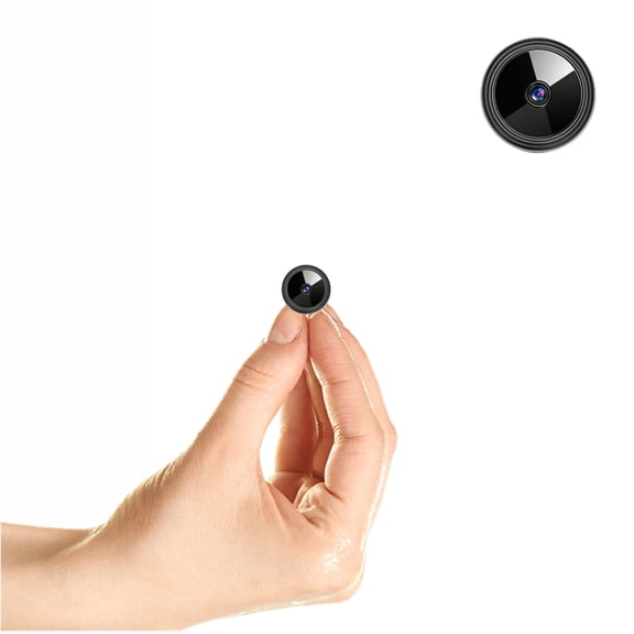 Mini 4K WiFi Nanny Spy Camera, Indoor Surveillance Cam with Night Vision, PIR Motion Detection, 60-Day Battery, 5G WiFi Remote View