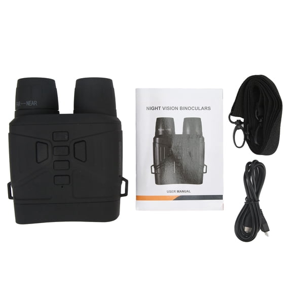 4K Night Vision Goggles with 4000mAh Battery, USB Chargeable Infrared Binoculars for Enhanced Hunting & Surveillance