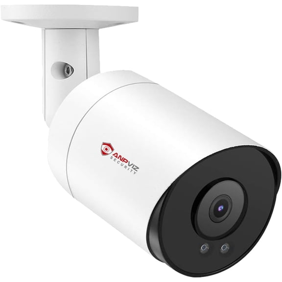 4K POE Camera Outdoor, 8MP Bullet POE IP Camera with Human/Vehicle Detection, Security Bullet Camera with 2.8mm Lens, Smart Dual Light Color Night Vision, White(U Series)