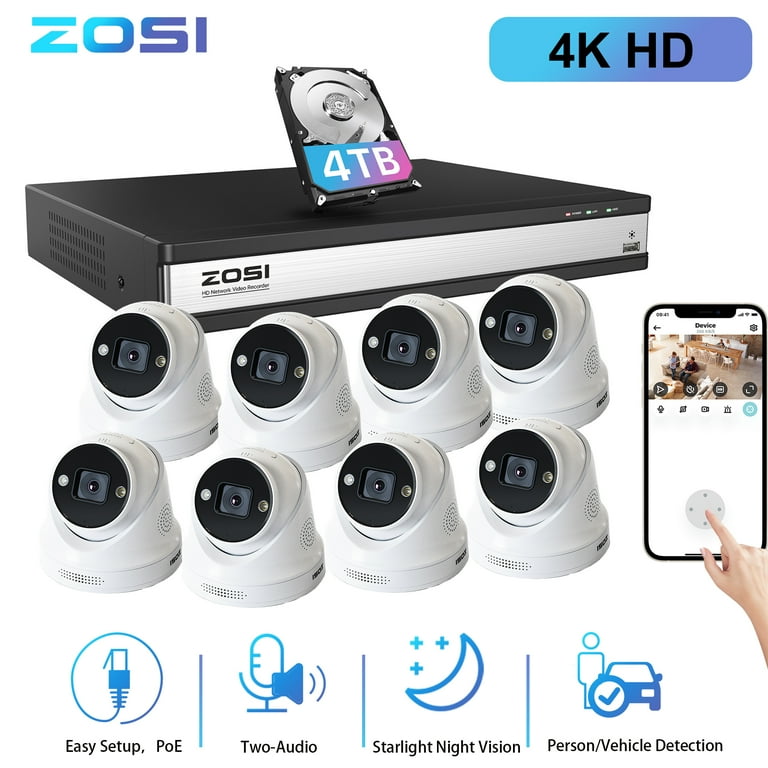 Zosi 4k sales camera system