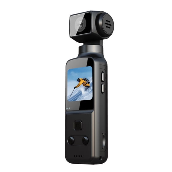 4K Pocket Action Camera, 270 Rotatable Lens, Anti-Shake, Vlogging Cam