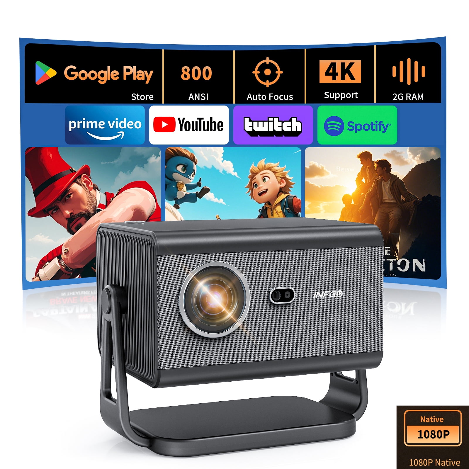 VANKYO Leisure 510 HD Movie Projector, Video Projector with 230