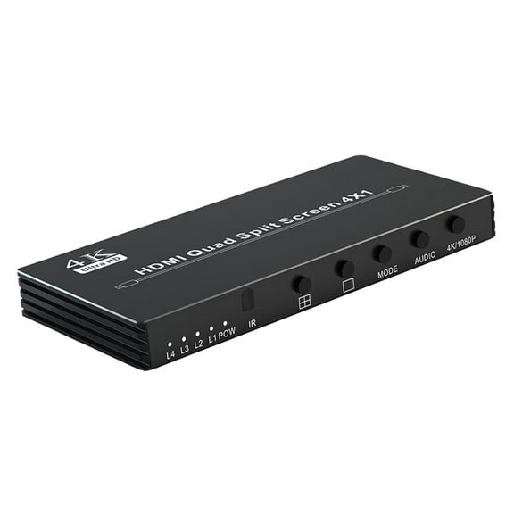 4K Quad Multi-viewer 4K 4X1 Seamless Switcher 4K 30Hz ,Easy to Operate