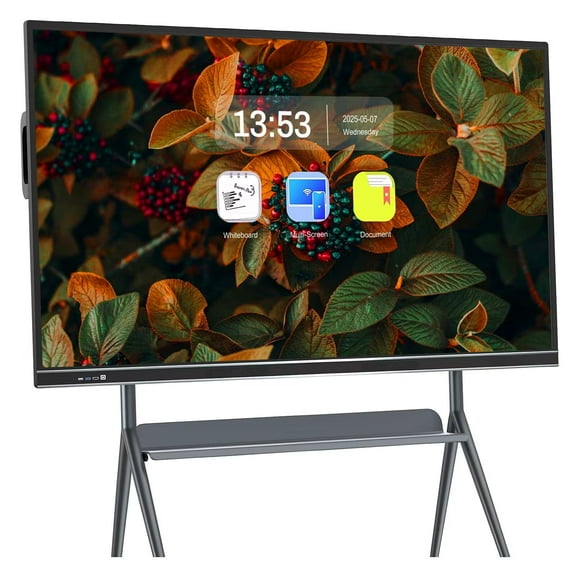 4K Smart Board 75 Inch Touch Screen All-in-One, Interactive Whiteboard with Dual System & Cloud Sharing Ideal for Classroom, Office & Educational Presentations​