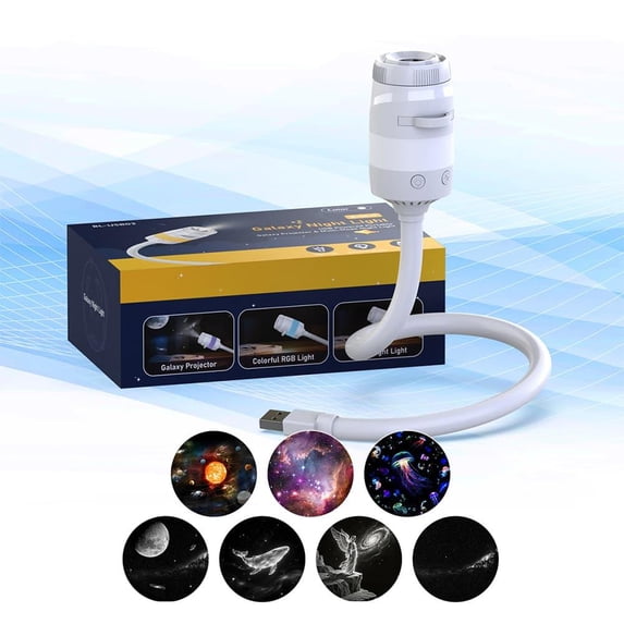 4K Star Projector Night Light, Galaxy Starry Sky LED Projector with 7 ...