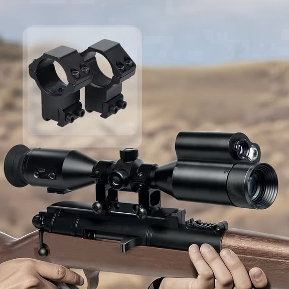 KIBORX DP+ Thermal Scope with 4K Digital Night Vision, 320 Thermal Sensor, 10x Zoom