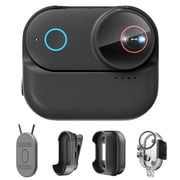 4K Thumb Camera with 6-Axis EIS & 154  FOV, 0.08 lb Ultra-Light Mini Action Camera for Motorcycle, Magnetic Mount Hands-Free POV Recording, Sports Camera with 5H Battery & 100 ft Waterproof Case