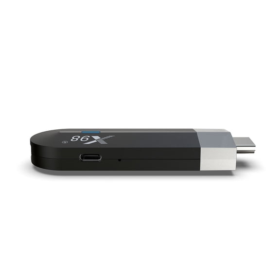 4K UHD Smart Android 11.0 TV Stick Media Player 4GB 32GB Dual WiFi Bluetooth Streaming Dongle 3.86x1.30x0.59 inches / 9.8x3.3x1.5 cm Home Entertainment Device Black