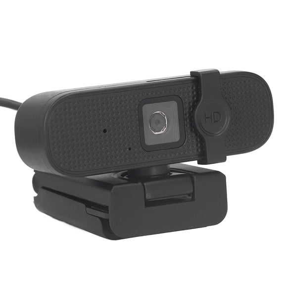4K USB Computer Webcam with Privacy Cover, Autofocus HD PC Camera for Gaming, Streaming, and Video Conferencing, Black