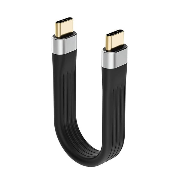 4K USBC 3.1 Gen 2 Cable 10G Emark Chip Short Type C USBC to USBC Video Sync Charger Cable PD 60W 4K Video