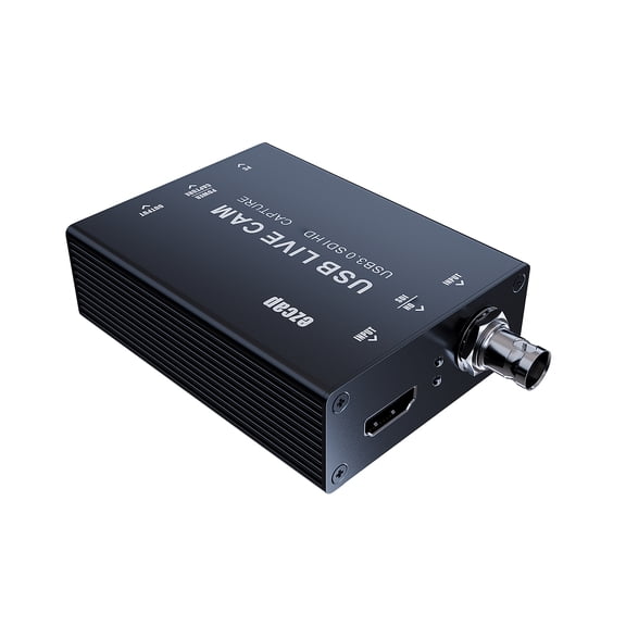4K Ultra Game Capture Card USB 3.0 SDI HDMI HD Video Recorder Grabber Device for Live Streaming Gaming OBS PC 1080p 60fps