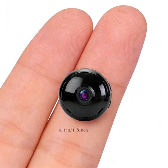4K Ultra HD Digital Camera with 250° Wide Angle Lens Night Vision and Loop Recording Compact Portable Camera for Home and Outdoor Monitoring
