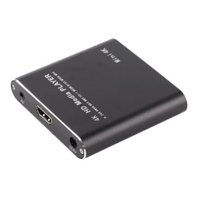 4K Ultra HD Digital Media Player, Looping HD Media Player, Auto Playback, Support USB AV SD Card Output, Mini Streaming Media Player