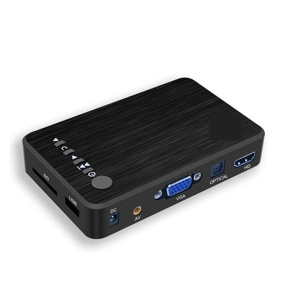 4K Ultra HD Media Player Car TV RMVB MP3 USB External HDD Disk MultiMedia Media Player Box