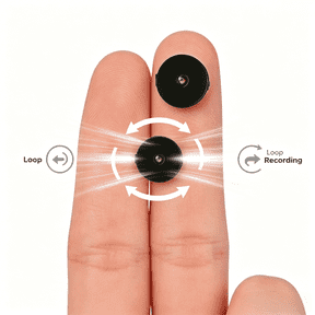 4K Ultra HD Mini Camera with Loop Recording and Time-Lapse Small Digital Camcorder for Car Dash Cam, Home Surveillance, and Creative Photography with 210 Wide Angle and Magnetic Base