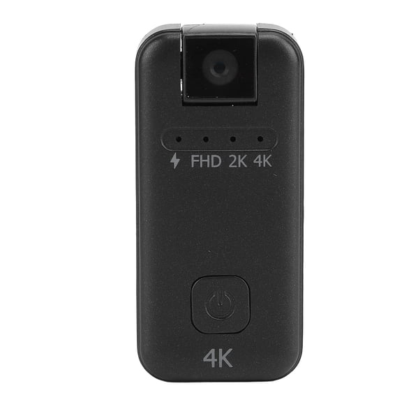 4K Ultra HD Thumb Action Camera Miniature Motion Sports Camcorder with 120 Mins Recording Time and OTG Phone Connection - Compact Waterproof Design for Cycling, Fishing & Outdoor Sports