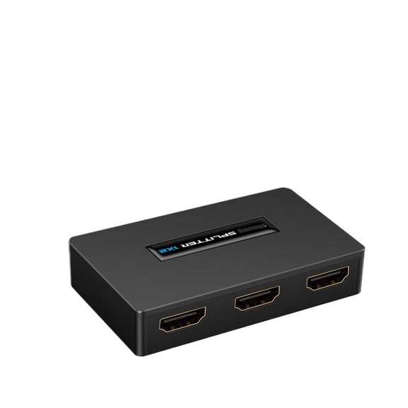 4K Ultra HD Video Splitter 1x2, 1 in 2 Out High-Def Signal Distributor