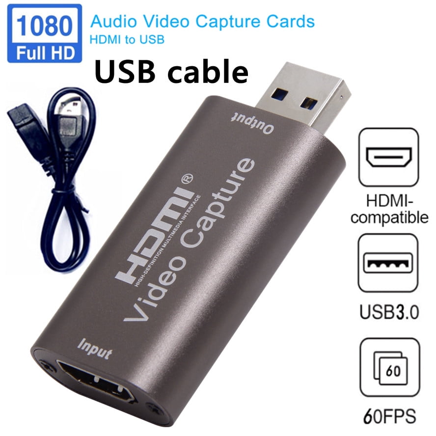4K Video Capture Card USB 3.0 HDMI Video Grabber Record Box for PS4