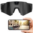 thumbnail image 1 of 4K Video Smart Camera Sunglasses Baseball Glasses with Camera, Long Battery Life, Phone Connection, 1 of 9