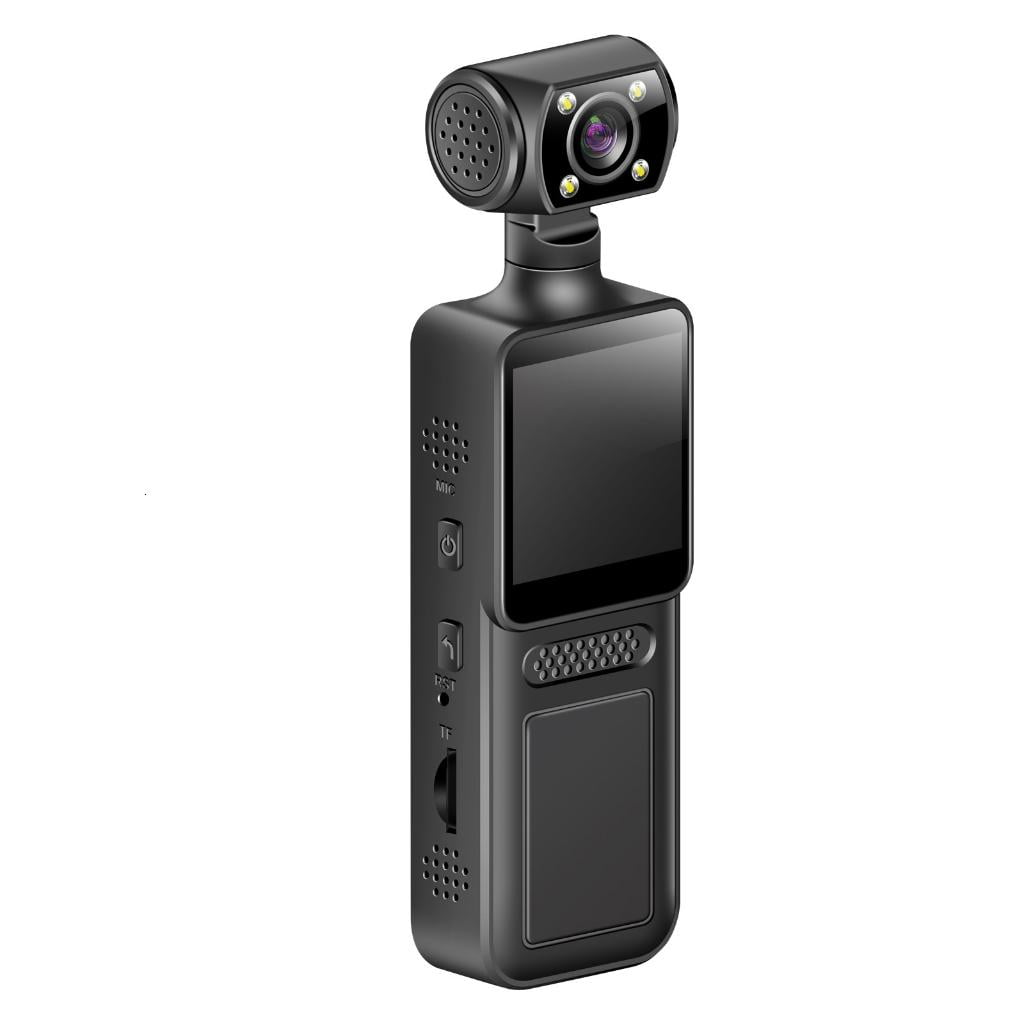 4K Vlogging Camera Handheld Video Camcorder Stabilization Wifi 180 Degree Rotatable Lens with LCD Screen for Outdoor
