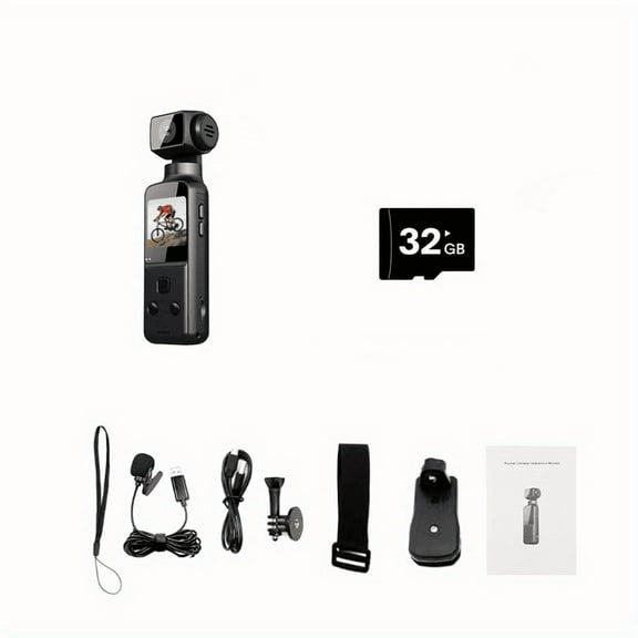 4K Vlogging Camera, Portable 270° Rotating Live Camera, USB Rechargeable, 1.33" CMOS, Ideal for Video Blogging & Life Recording, Valentine's Day Gift