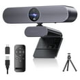 thumbnail image 1 of 4K Webcam DW50 Auto Focus USB Web Camera With Mics Remote Control HD Webcamera For Conferencing, Live Streaming, Recording ,Full Clarity, 1 of 7