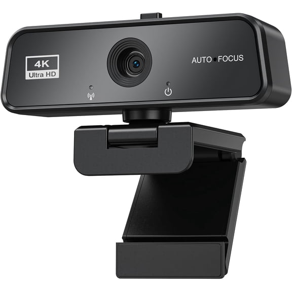 4K Webcam for PC Streaming, 4K Web Computer Camera for Desktop Computer, HD External USB Webcam with Microphone for Laptop, Video Game Camera for Monitor PS5 Zoom Conference Room