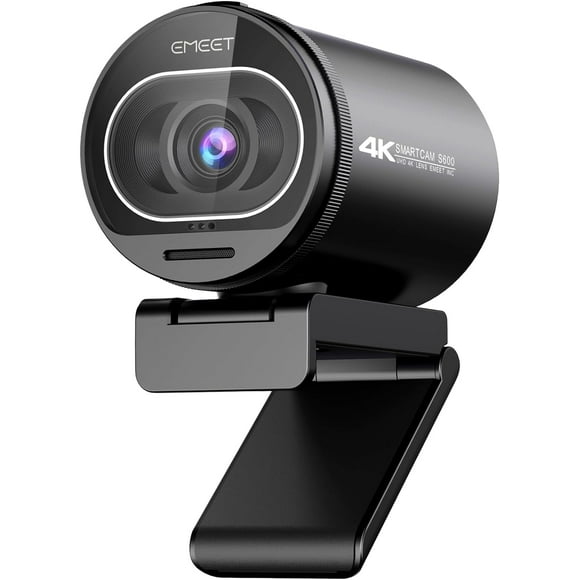 4K Webcam Web Camera 1080P 60FPS Webcam with Microphone EMEET S600 Ultra for Streaming, 40- 73 Adjustable FOV