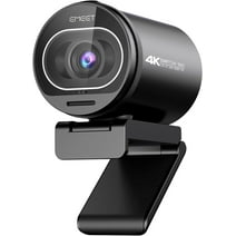 4K Webcam Web Camera 1080P 60FPS Webcam with Microphone EMEET S600 Ultra for Streaming, 40°- 73° Adjustable FOV