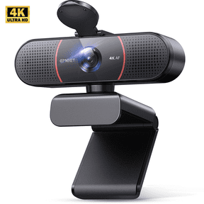 EMEET C960 4K Webcam, 4K Uhd Cmos Sensor, 30fps, Pdaf Autofocus, Dual Mics, Webcam w/ Privacy Cover, USB-C, for PC/Zoom/Teams/Meet