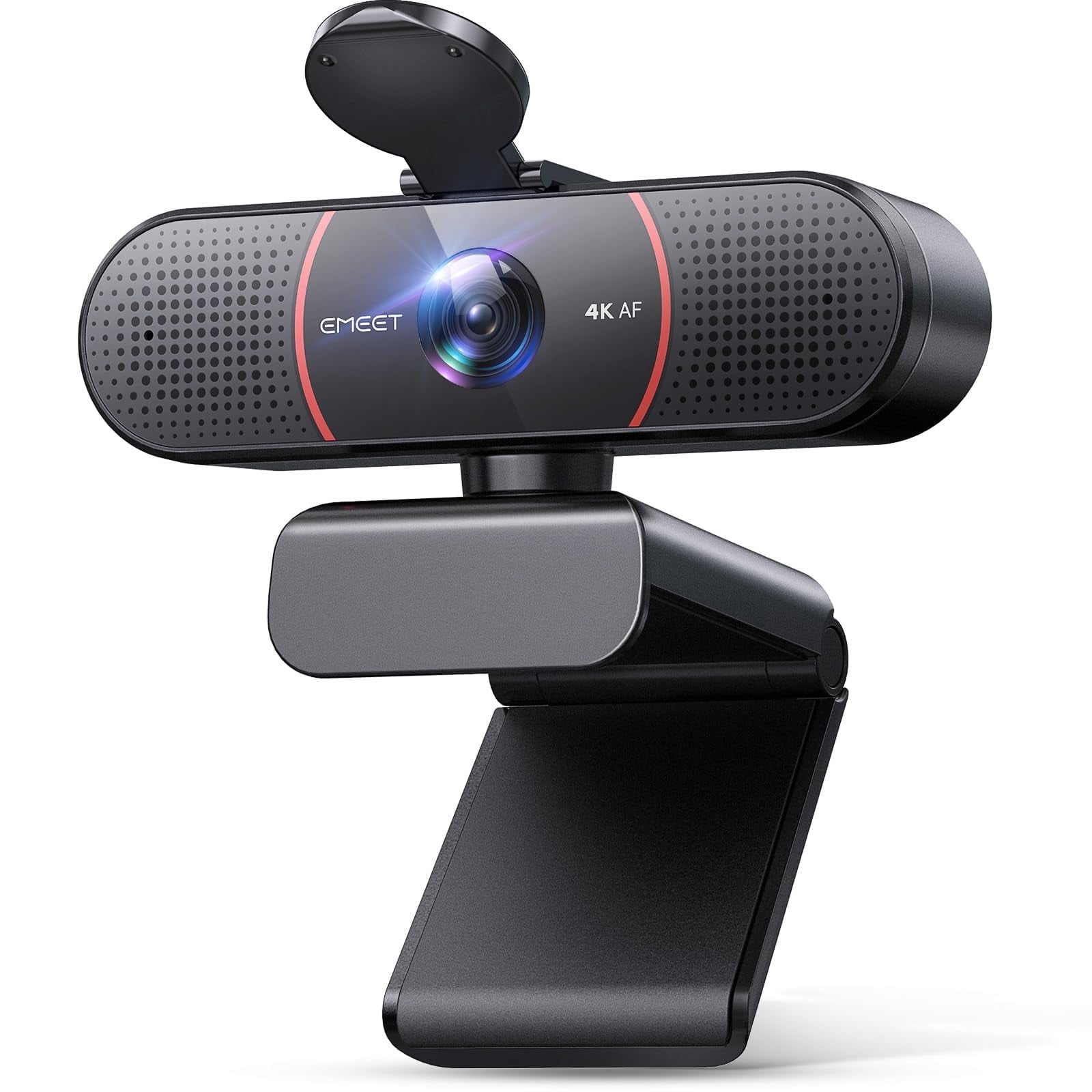 EMEET C960 4K Webcam with Microphone for PC, 4K UHD CMOS Sensor, PDAF Autofocus, Dual Omnidirectional Mics, Auto Light Correction, 73° FOV, Privacy Cover, for Zoom/Teams/Meet