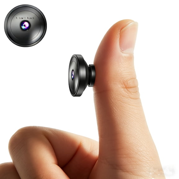 4K WiFi Mini Camera with Pet & Baby Motion Alerts – Small Indoor Security Cam for Home, Nursery, Kitchen Counter